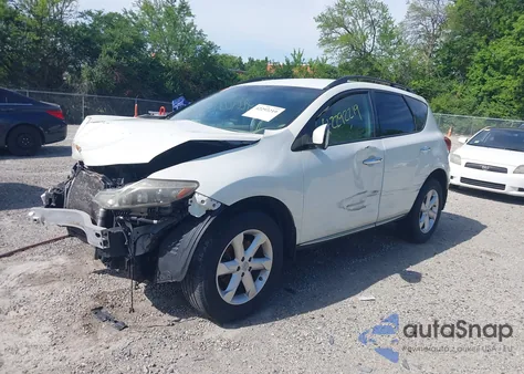 2009 Nissan Murano Sl из США, поврежденный, VIN JN8AZ18W89W139901